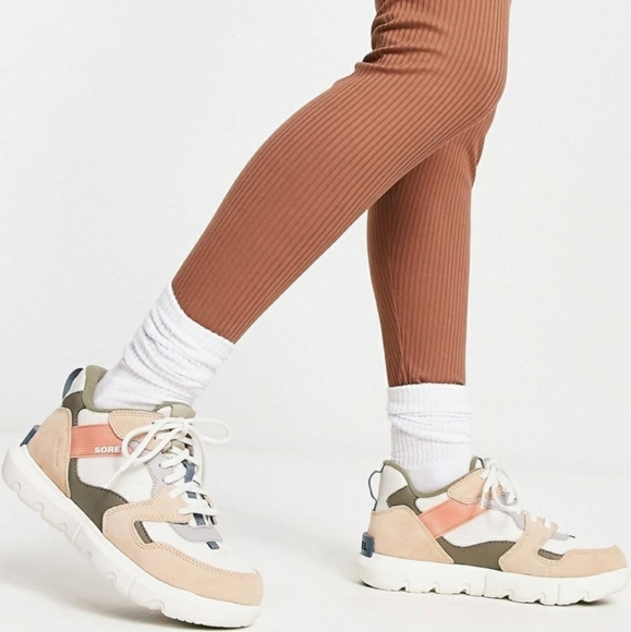 Sorel Explorer II Sneaker Low WP Sea Salt Womens NEW - Picture 1 of 10